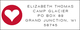 Modern Heart Return Address Labels Image 2 of 2